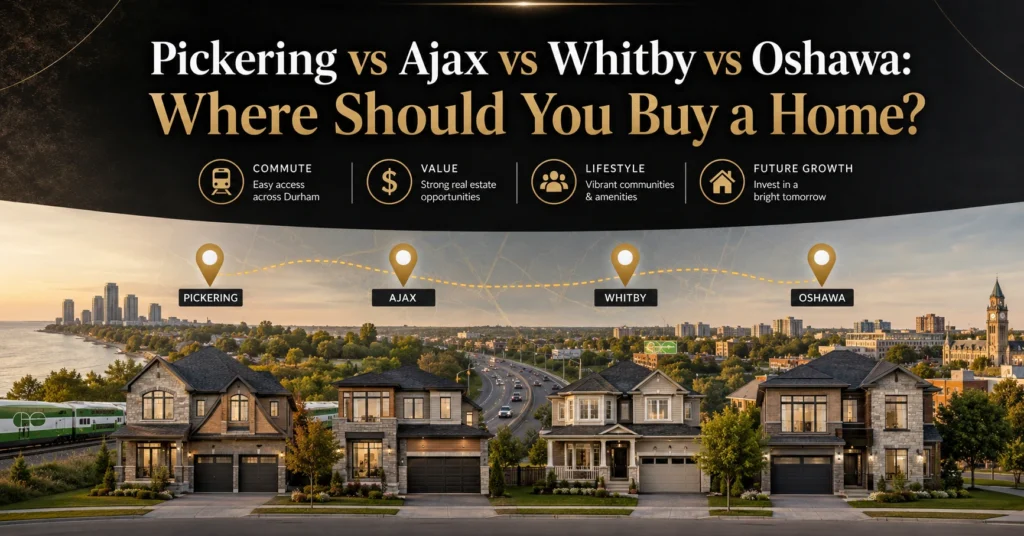 Pickering vs Ajax vs Whitby vs Oshawa