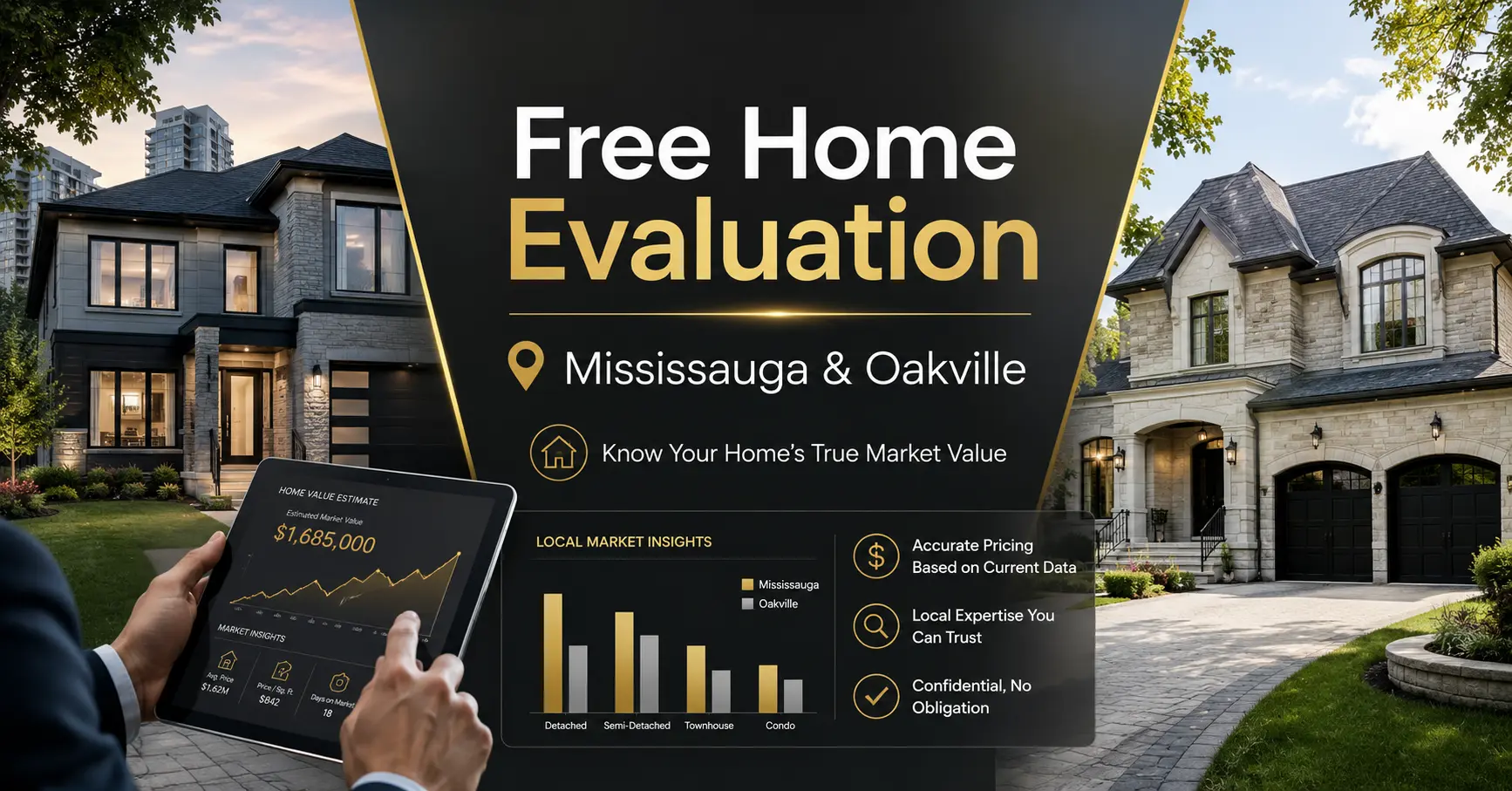 Free Home Evaluation in Mississauga and Oakville